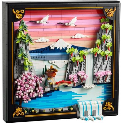 19. LEGO Art 31218 Japoński krajobraz z kwitnącymi wiśniami