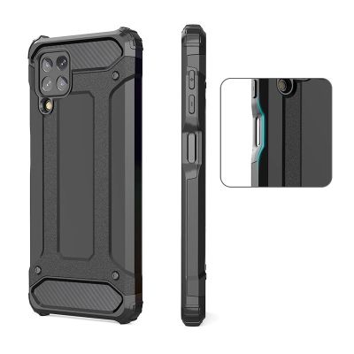 8. Hybrid Armor pancerne hybrydowe etui pokrowiec Samsung Galaxy A22 4G niebieski