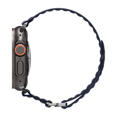 3. Pasek Spigen WBF0 na Apple Watch 44 / 45 / 46 / 49 mm - granatowy