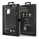 8. Etui BMW Leather Carbon na iPhone 14 Plus - czarne