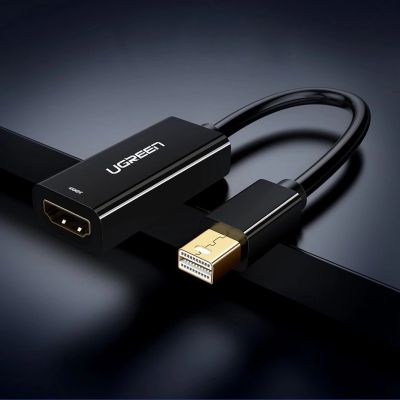 3. Adapter Ugreen MD112 10460 mini DisplayPort (męski) / HDMI (żeński) FHD 1080p - biały