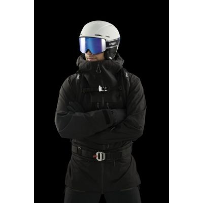 5. Uvex Skibrille provoqe FM gogle do sportów zimowych Czarny Mężczyźni Niebieski Soczewka sferyczna