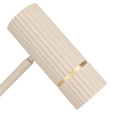 2. EGLO Caminia lampa stołowa GU10 F Mosiądz, Piaskowy