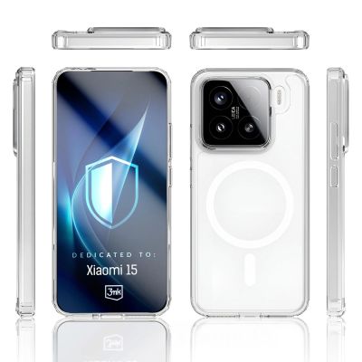 5. Etui 3mk Armor MagCase na Xiaomi 15 - przezroczyste