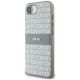 2. Etui DKNY Repeat Texture Pattern with Tonal Stripe na iPhone 16e - beżowe
