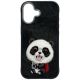 3. Etui Nimmy Big Eyed Pet 2.0 Panda do iPhone 17 - czarne