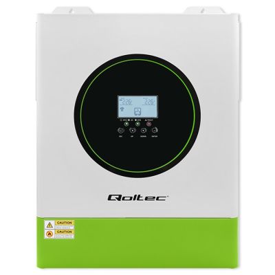 6. Hybrydowy inwerter solarny Qoltec Off-Grid 11000W | 160A | 48V | MPPT | BMS | Sinus | opcja Wi-Fi | Power Factor 1.0