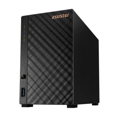 10. NAS Asustor AS1102TL; Tower; 2x (3.5" SATA HDD); Realtek RTD1619B ; 1GB DDR4, 1x 1GbE , 1x USB 3.2, 1x USB 2.0