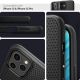 13. Etui Spigen Liquid Air na iPhone 12 / iPhone 12 Pro - czarny mat