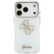 3. Etui Guess IML 4G Script Metal na iPhone 17 Pro / 18 Pro - białe