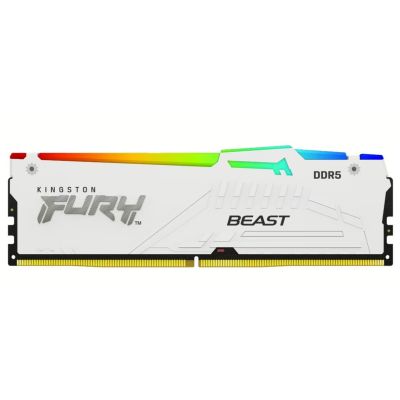 9. Kingston Technology FURY Beast RGB moduł pamięci 16 GB 1 x 16 GB DDR5 6000 MT/s