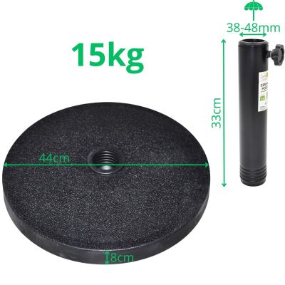 5. PODSTAWA CEMENTOWA DO PARASOLA OGRODOWEGO 15KG