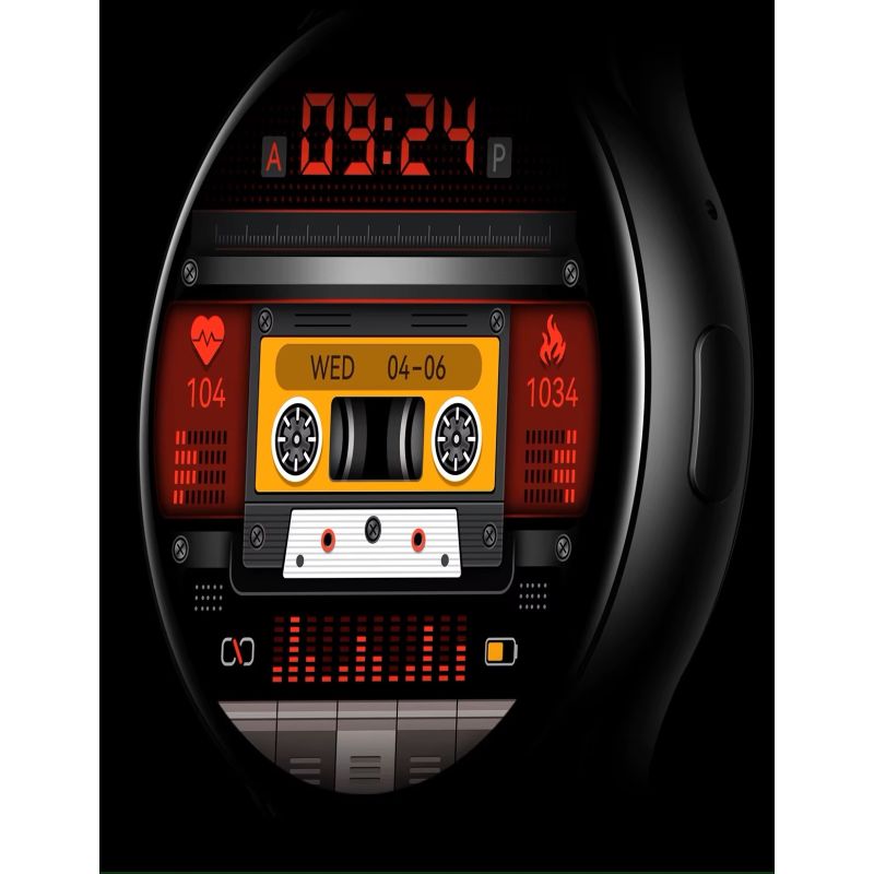 8. Smartwatch RUBICON RNCF11 Black SMARUB240