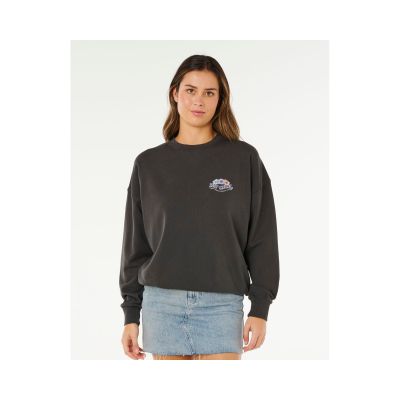 Bluza damska RIP CURL Bells Heritage Crew czarna
