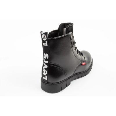 4. Levi's buty trzewiki dziewczęce Pasadene SE za kostkę czarne na zamek
