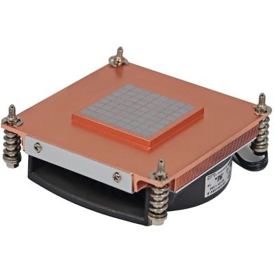 6. Inter-Tech Q-3 Procesor Radiator 8 cm Czarny, Srebrny 1 szt.