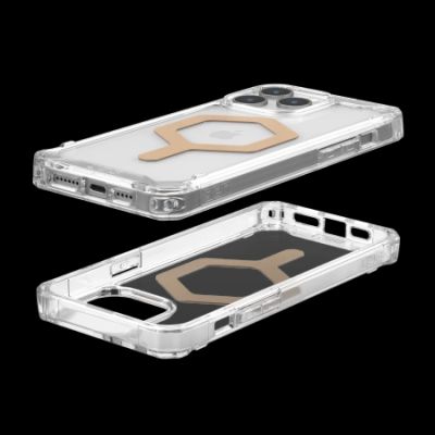 3. Etui UAG Plyo MagSafe do iPhone 15 Pro Max - przezroczysto-złote