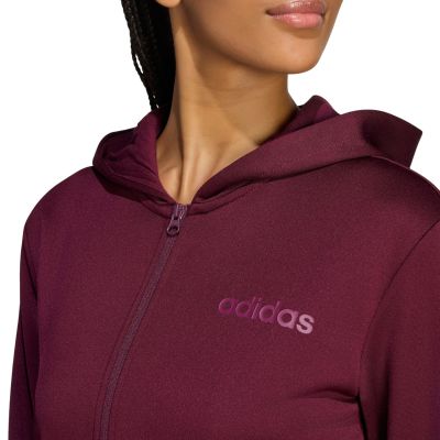 6. Dres damski adidas Essentials Linear bordowy KQ7588