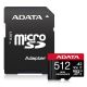 ADATA MicroSDXC 512 GB Class 10 UHS-I/U3 A2 V30