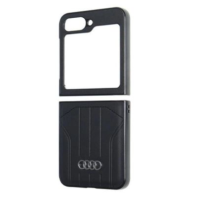 6. Etui Audi Synthetic Leather MagSafe na Samsung Galaxy Z Flip 6 - czarne