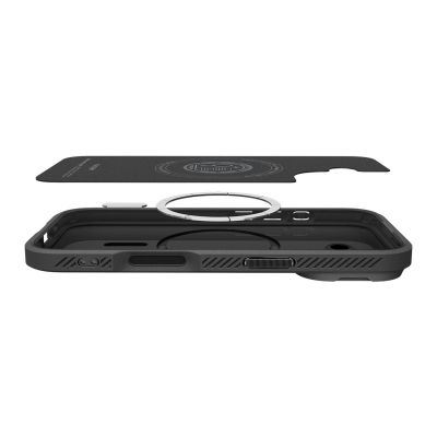 8. Etui Spigen Optik Armor MagSafe na iPhone 17 - czarne