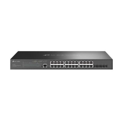 2. TP-Link Omada SG3428MP przełącznik sieciowy Zarządzany L2+ Gigabit Ethernet (10/100/1000) Obsługa PoE 1U Czarny