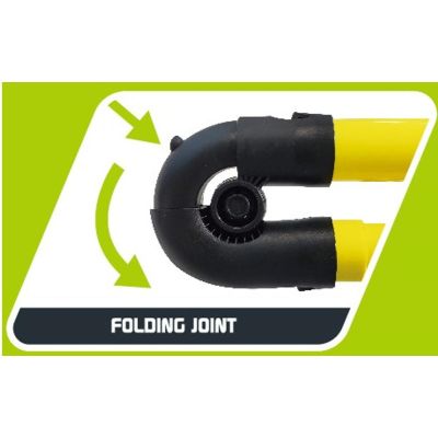 10. BRAMKA DO PIŁKI NOŻNEJ SKŁADANA 91X43X61CM 36X17X24CM Z REGULACJĄ WYSOKOŚCI I SZEROKOŚCI