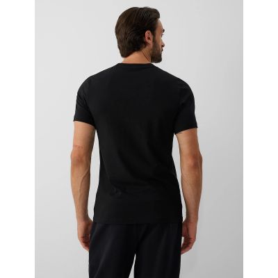 2. T-shirt slim z nadrukiem męskii 4F 4FRAW26TTSHM4667-20S