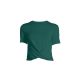 Koszulka CASALL Delight Short Wrap Tee zielony