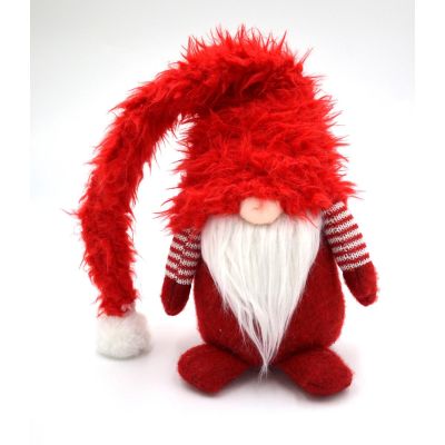 16. SKRZAT GNOM Z FUTRZANĄ CZAPĄ 86CM