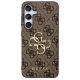 3. Etui Guess 4G Big Metal Logo na Samsung Galaxy S24 - brązowe