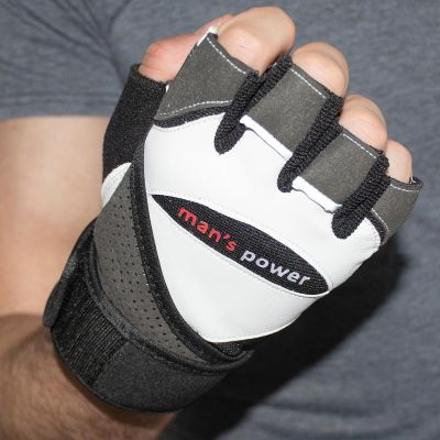 11. RĘKAWICE FITNESS MAN'S POWER R.L ENERO FIT