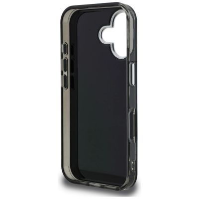 7. Etui Karl Lagerfeld IML Aquarelle Choupette & Logo na iPhone 16 - czarne