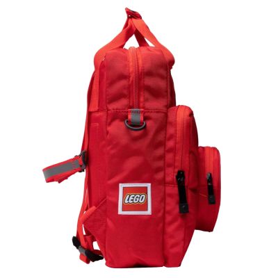 2. LEGO Brick 1x1 Kids Backpack 20206-0021 Czerwone One size