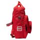 2. LEGO Brick 1x1 Kids Backpack 20206-0021 Czerwone One size