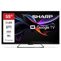 Telewizor SHARP 55HR7265E QLED 55" 4K Ultra HD Google TV Dolby Digital Plus DVB-T2 Czarny