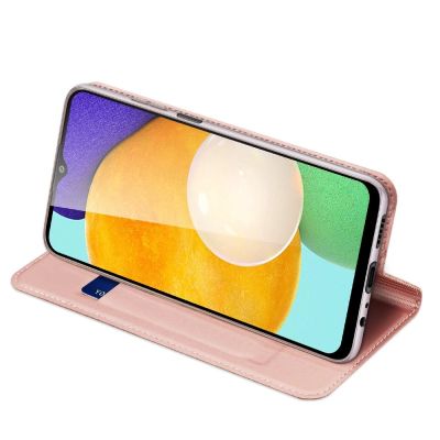 6. Dux Ducis Skin Pro kabura etui pokrowiec z klapką Samsung Galaxy A03s różowy