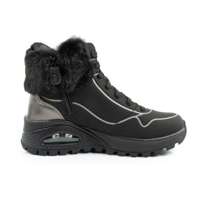 13. Skechers Uno Rugged buty sportowe damskie botki ocieplane zimowe