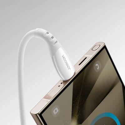 9. Kabel Joyroom S-A59 Vibrant Series 3A USB-A - USB-C 1,2m - biały
