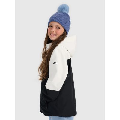 10. Kurtka przejściowa 3w1 membrana 5000 dziewczęca 4F 4FJRAW25TTJAF1013-20S