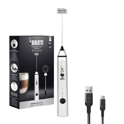 2. Bialetti 0006770 spieniacz / podgrzewacz do mleka Handheld electric milk frother Stal nierdzewna
