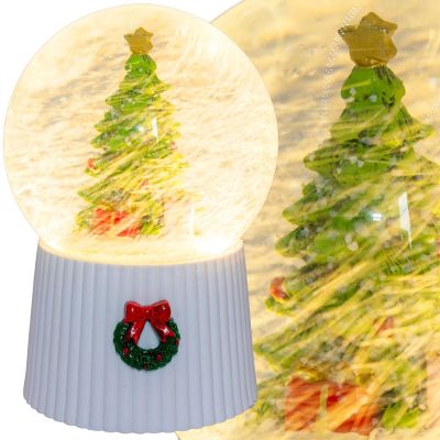 2. KULA ŚNIEŻNA 147MM LED GRAJĄCA CHOINKA