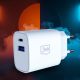 7. Ładowarka sieciowa 3mk FlowPower 30W 1A1C PD 3,0 QC4+ - biała