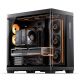 3. Jonsbo TK-4 Gehäuse, Midi-Tower, ATX, Tempered Glass - schwarz