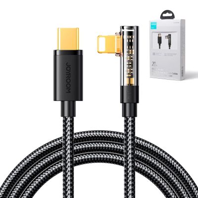 11. Kabel Joyroom Gaming Cable S-CL020A6 Lightning (kątowy) / USB-C (prosty) 20W 1.2 m - czarny