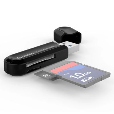 5. Czytnik kart pamięci Orico CRS21 USB 3.0 SD i microSD - czarny