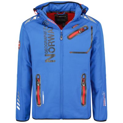 3. Softshell męski Geographical Norway ROYAUTE DB ROYAL BLUE  RED MEN 068 (WY2170H/GN-ROYAL BLUE / RED)