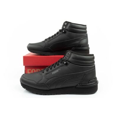 10. Puma ST Runner v4 Mid  buty sportowe męskie sneakersy za kostkę czarne