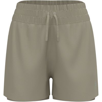 3. Spodenki damskie Odlo ZEROWEIGHT 3 INCH 2-in-1 short beżowe