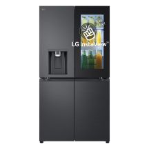 Lodówka Side-By-Side LG GMG960EVJE Multi Door 179cm Essence Black Steel czarny mat Total NoFrost podajnik wody